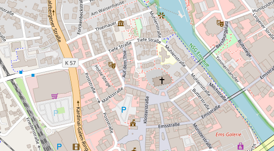 Seminarlocation auf Satellitenbild