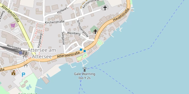 Seminarlocation auf Satellitenbild