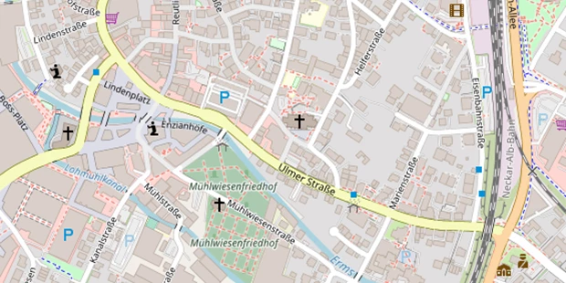 Seminarlocation auf Satellitenbild