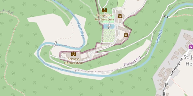 Seminarlocation auf Satellitenbild