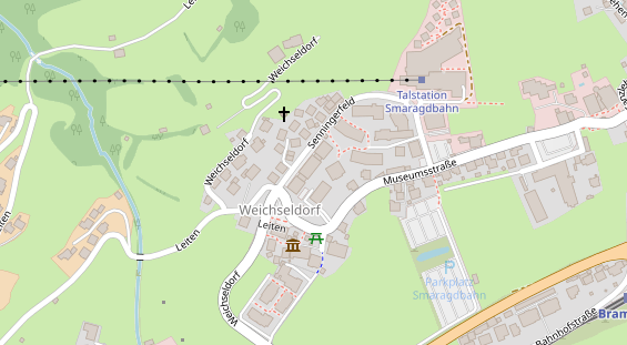 Seminarlocation auf Satellitenbild