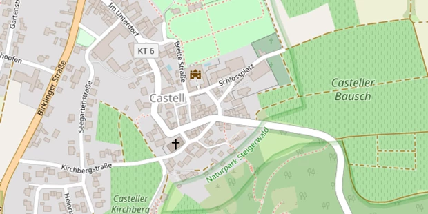 Seminarlocation auf Satellitenbild