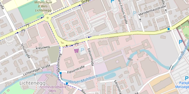 Seminarlocation auf Satellitenbild