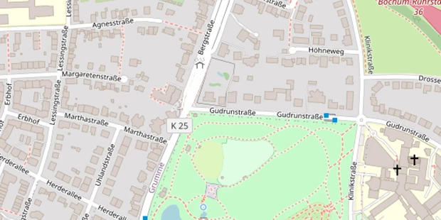 Seminarlocation auf Satellitenbild