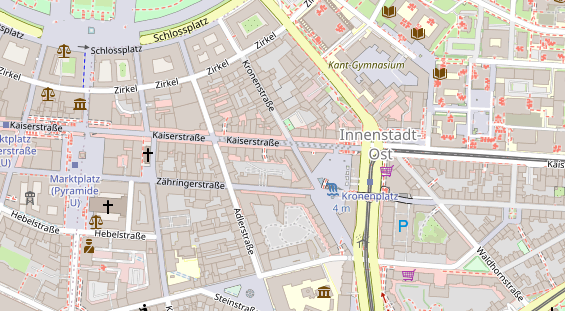 Seminarlocation auf Satellitenbild