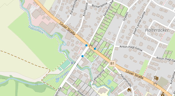 Seminarlocation auf Satellitenbild