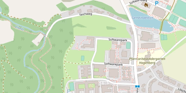 Seminarlocation auf Satellitenbild