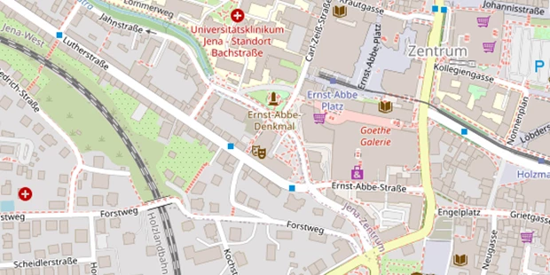 Seminarlocation auf Satellitenbild