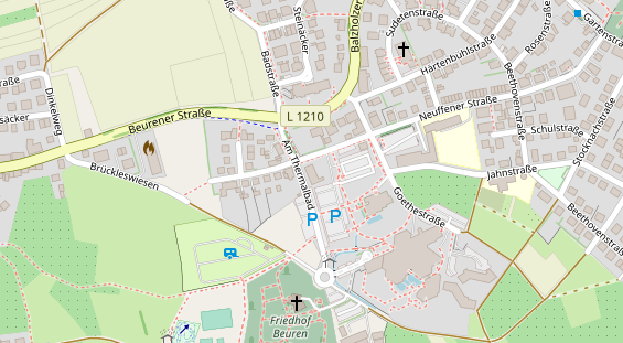 Seminarlocation auf Satellitenbild