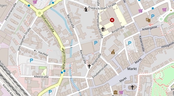 Seminarlocation auf Satellitenbild