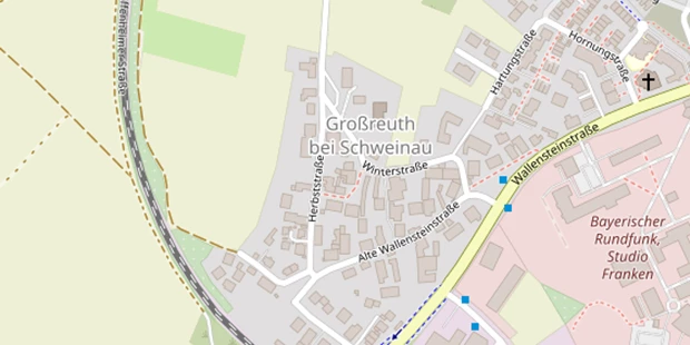Seminarlocation auf Satellitenbild