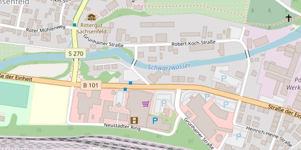 Seminarlocation auf Satellitenbild