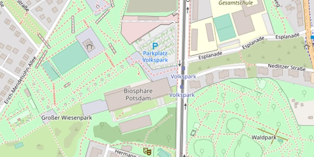 Seminarlocation auf Satellitenbild