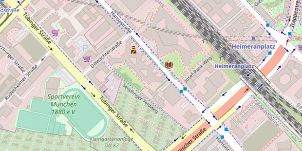 Seminarlocation auf Satellitenbild
