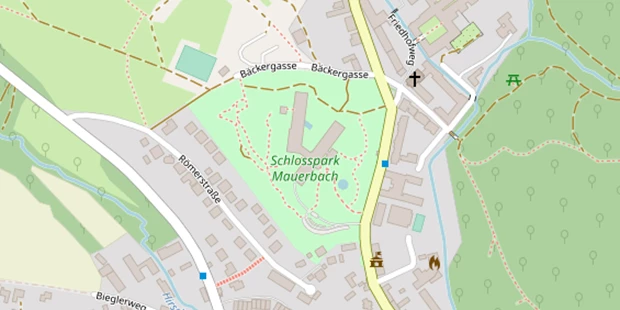 Seminarlocation auf Satellitenbild