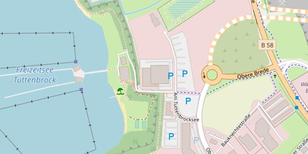 Seminarlocation auf Satellitenbild