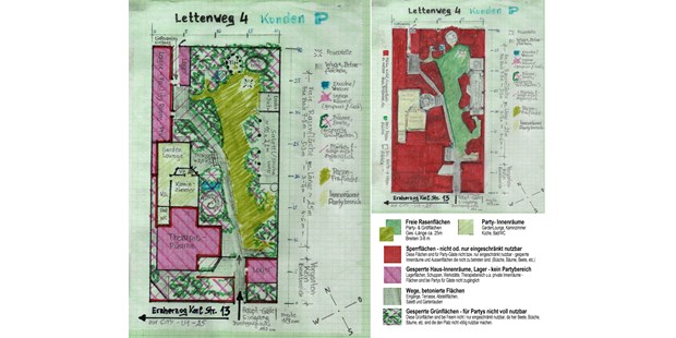 Tagungshotels - Art der Location: Tagungsstätte - Wien Floridsdorf - Garten-Plan - Plan Eventlocation - Metamorphosys