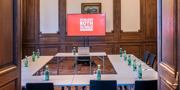 Tagungshotels - Seminarraum abschließbar - Stritzling - Trauungsraum, mit Zugang zur Plattform - Schloss Rothschild
