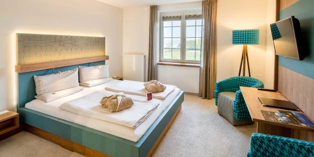 Tagungshotels - Adventure-Incentive: Wandern - Jürgenstorf - Doppelzimmer im Green View bzw. Blue View - Hotel Bornmühle