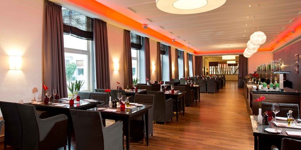 Tagungshotels - geeignet für: Outdoor-Events - Bermersheim - Restaurant - Leonardo Royal Mannheim