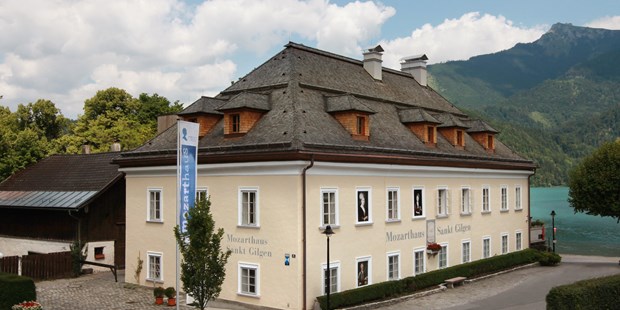 Tagungshotels - Beamer und Leinwand - Mozarthaus Richtung See - Mozarthaus St. Gilgen am Wolfgangsee