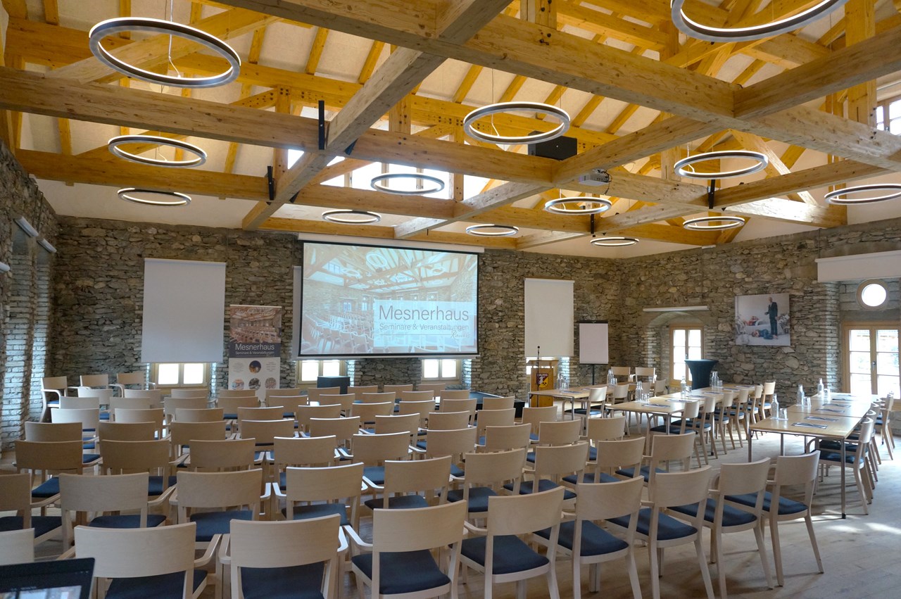 Mesnerhaus Rauris - Ihre Location für Seminare und Veranstaltungen in den Alpen Räume Mesnerhaus-Saal