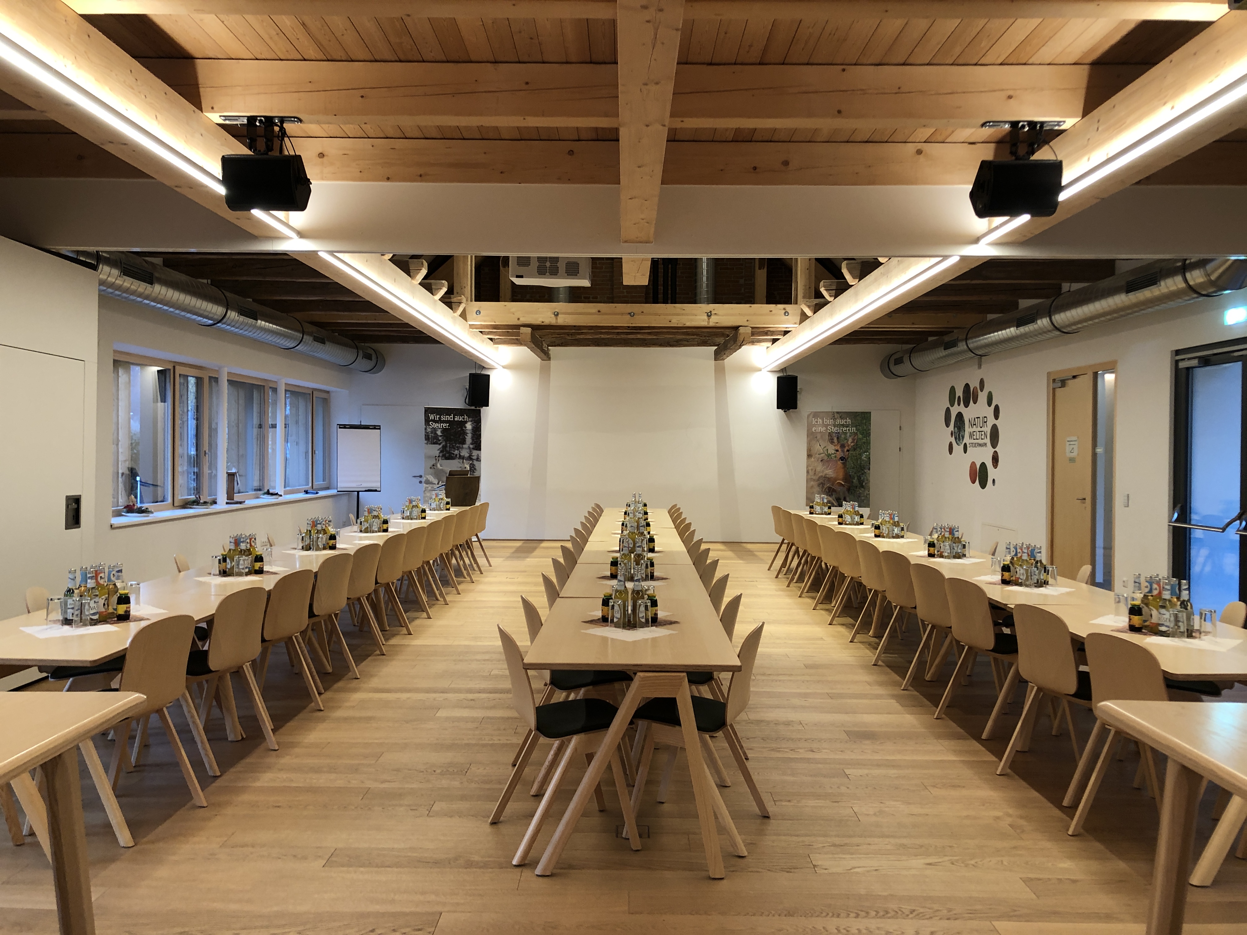 Naturwelten Steiermark Räume GRAWE-Saal