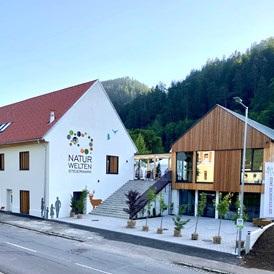 Seminarraum: Außenansicht - Naturwelten Steiermark