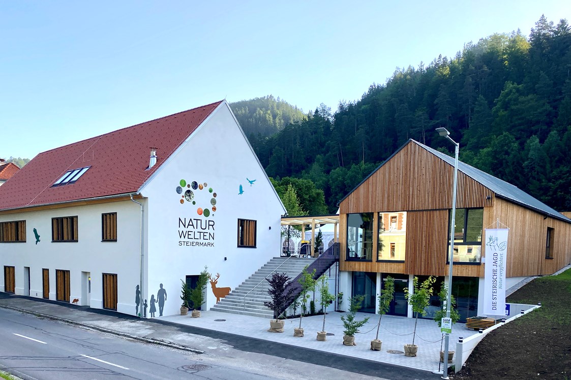 Seminarraum: Außenansicht - Naturwelten Steiermark