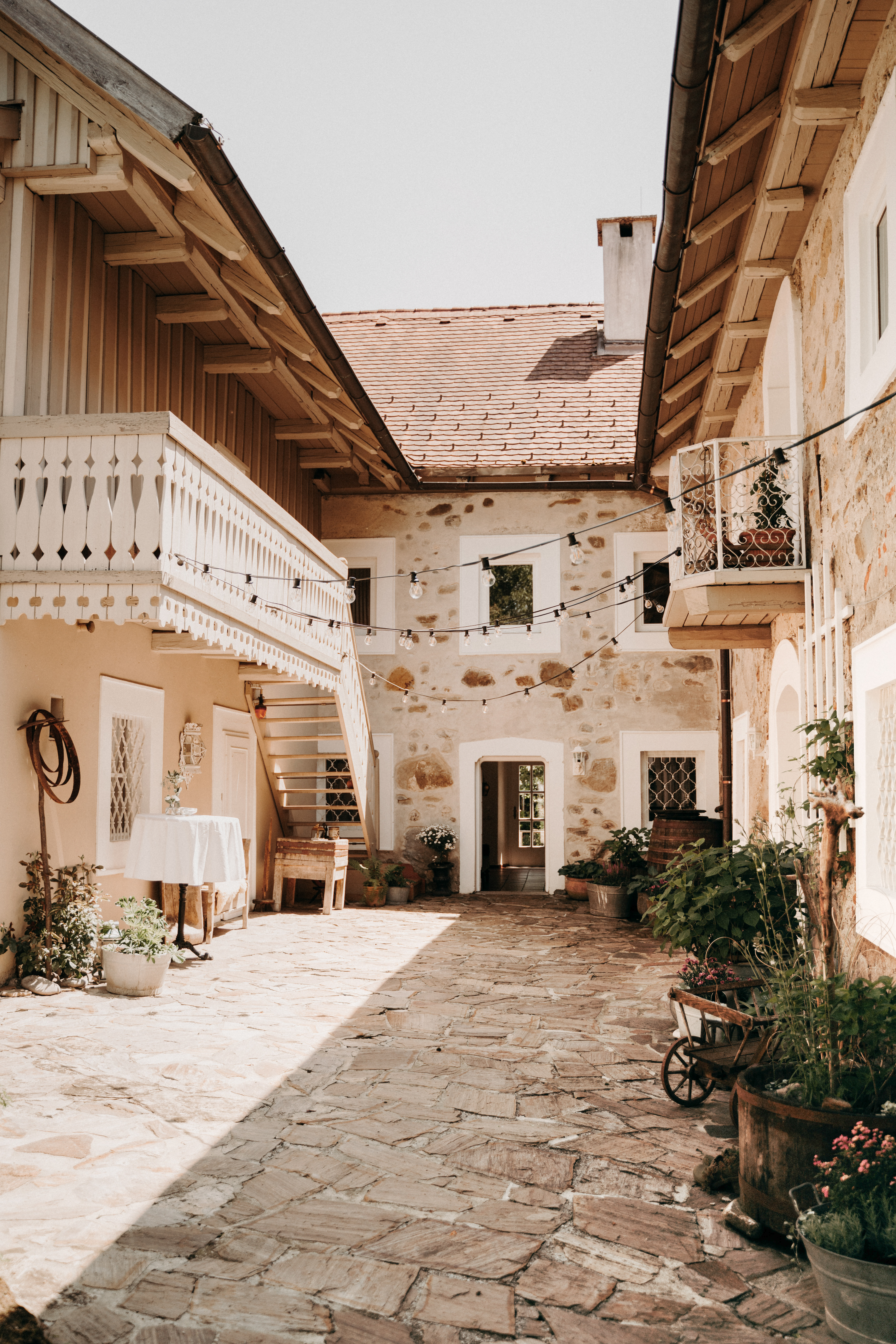 Tagungshotels - Seminarraum abschließbar - Innenhof  - Großkandlerhaus