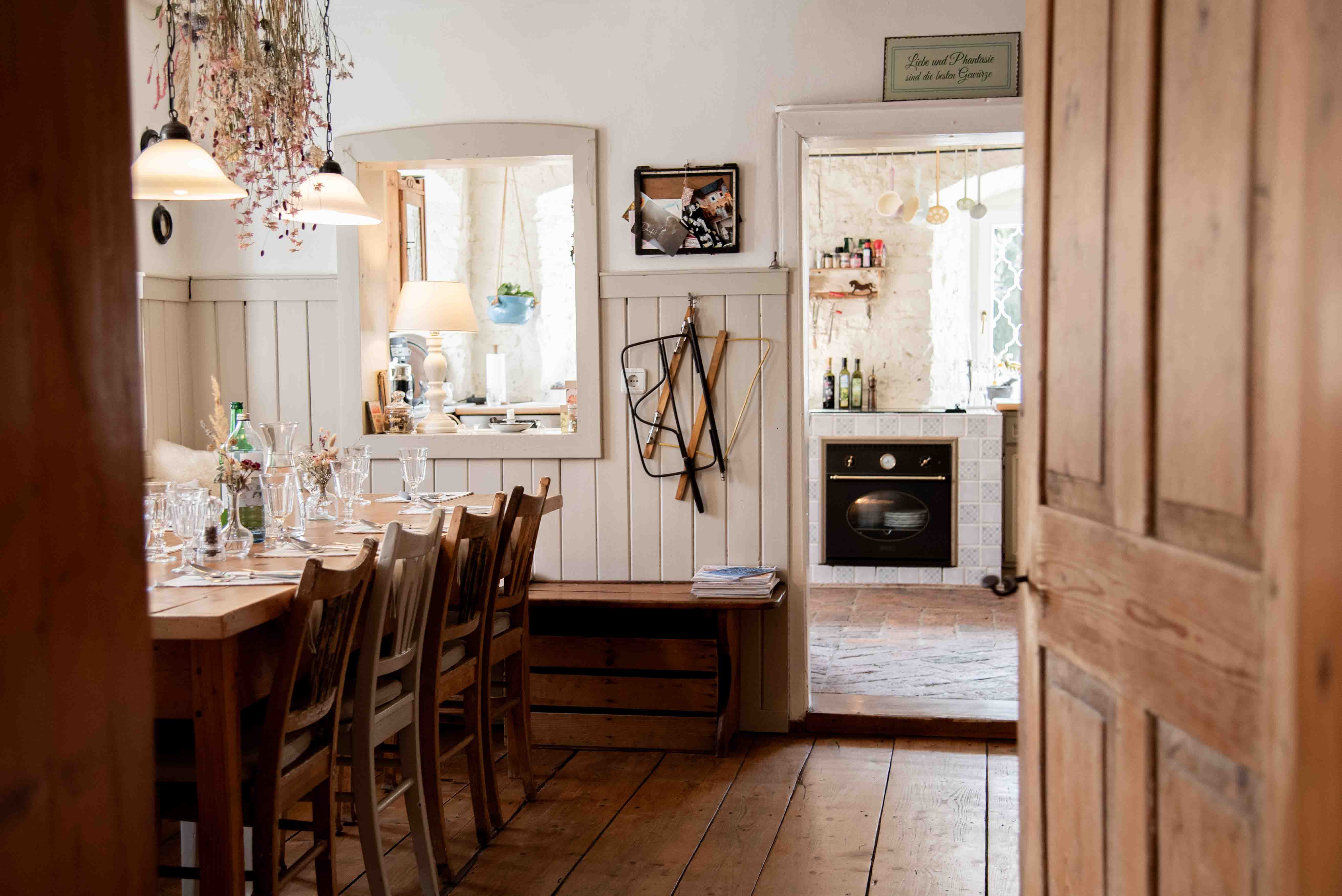 Tagungshotels - Seminarraum abschließbar - Bauernstube und Küche - Großkandlerhaus