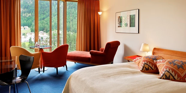 Tagungshotels - PLZ 7504 (Schweiz) - Komfortzimmer - Seminarhotel SARATZ & Kongress- und Kulturzentrum Pontresina