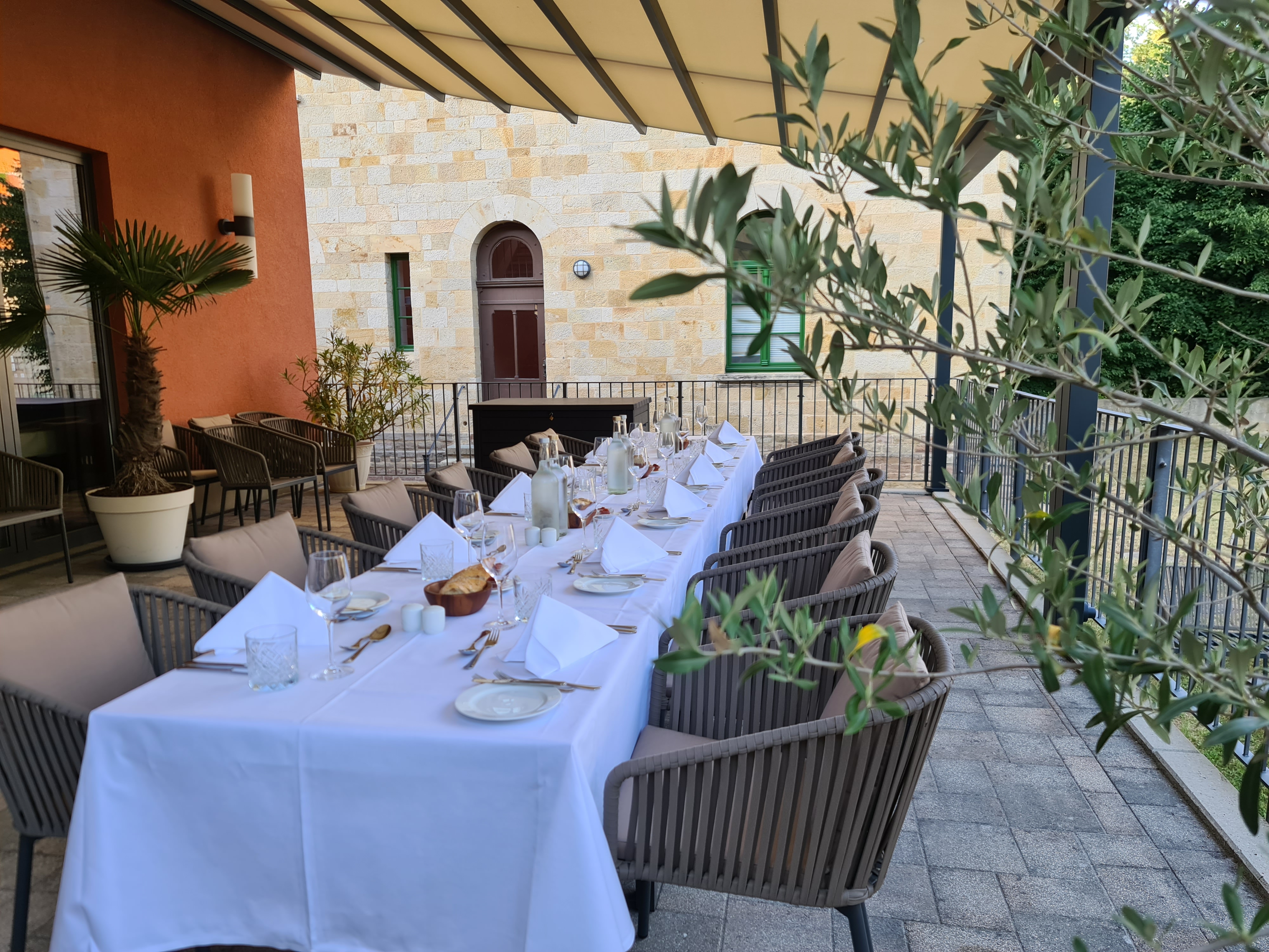Seminarraum: Tafel Terrasse - Schlosshotel Blankenburg