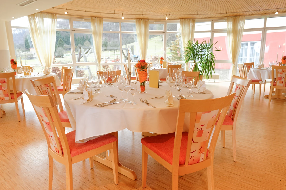 Seminarraum: Bankett - Hotel Restaurant Talblick