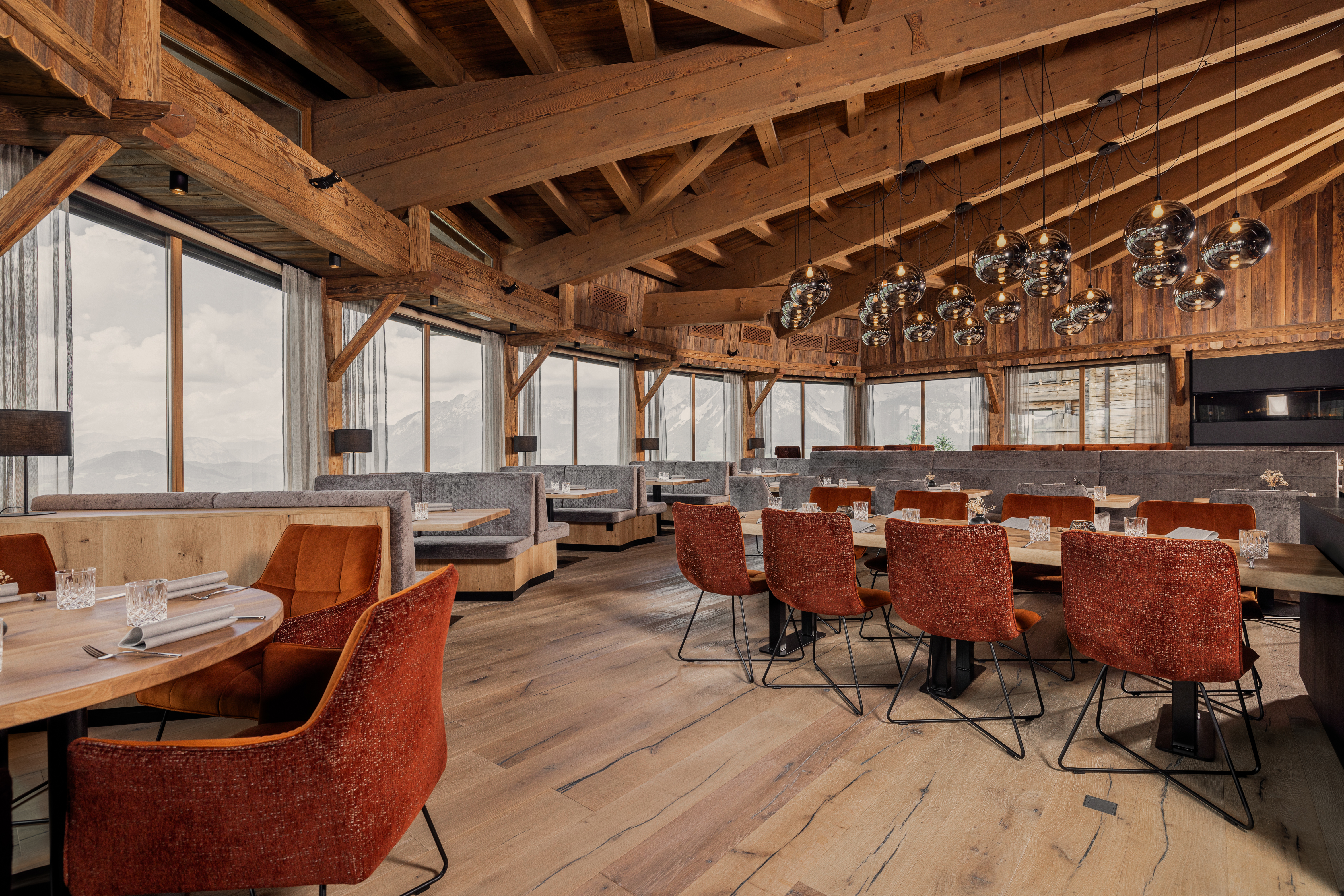 jezz AlmResort Ellmau Räume Panorama-Restaurant