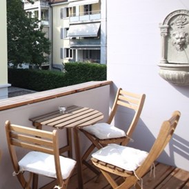 Seminarraum: Balkon für Pausen (rauchen gestattet) - Seminarräume mit Charme in Wipkingen