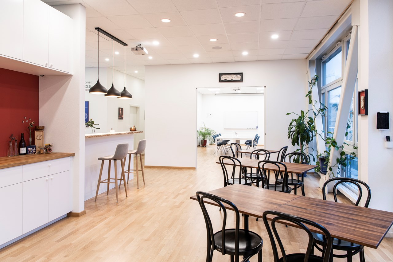 Seminarräume mit Charme in Wipkingen Räume Cafeteria – Küche – Bar