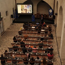 Seminarraum: Tagung des Autonomen Provinz Bozen-Südtirol - Europäischer Sozialfonds - Schloss Maretsch