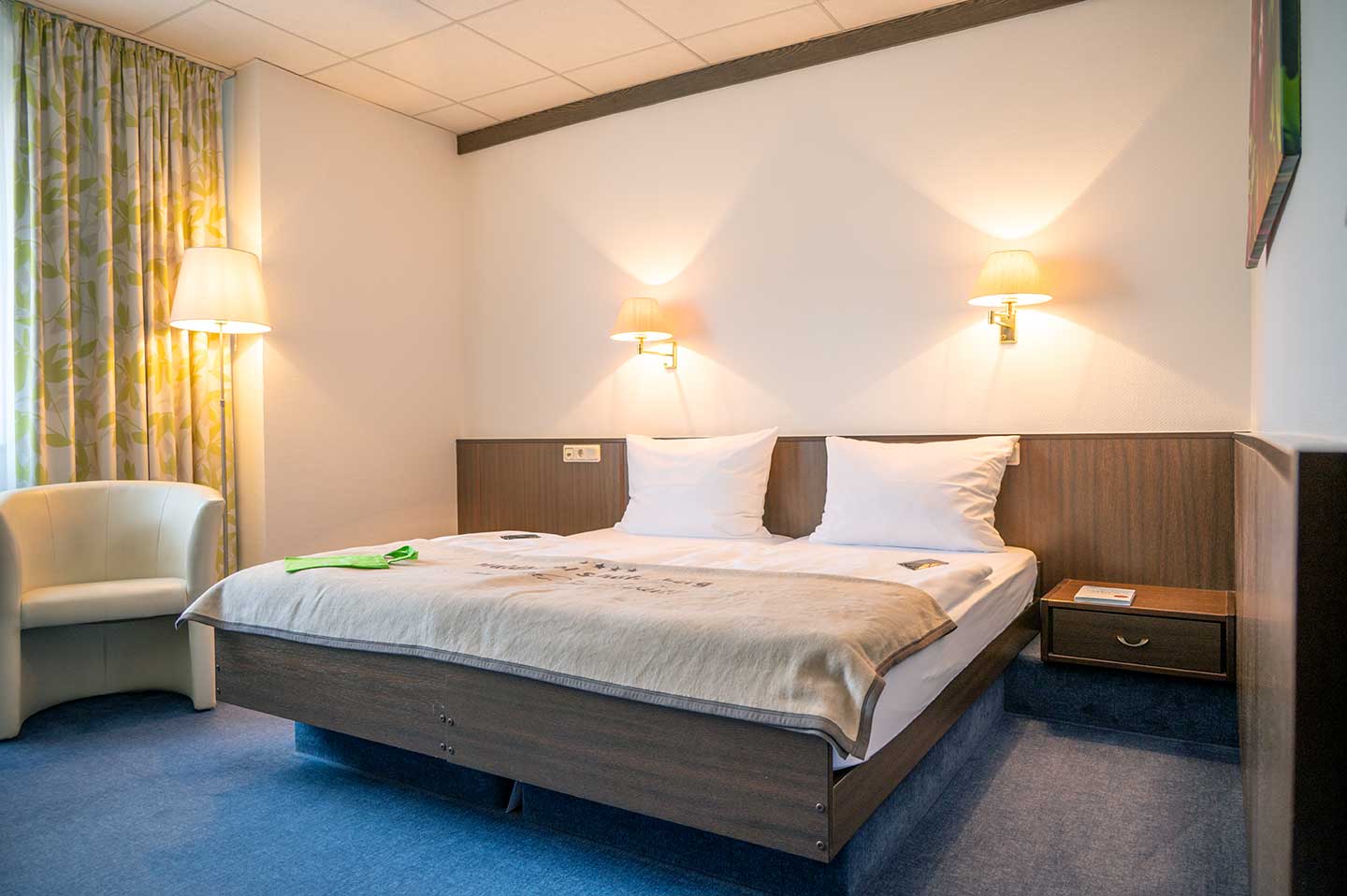 Seminarraum: Doppelzimmerbeispiel - Waldhotel Schäferberg 