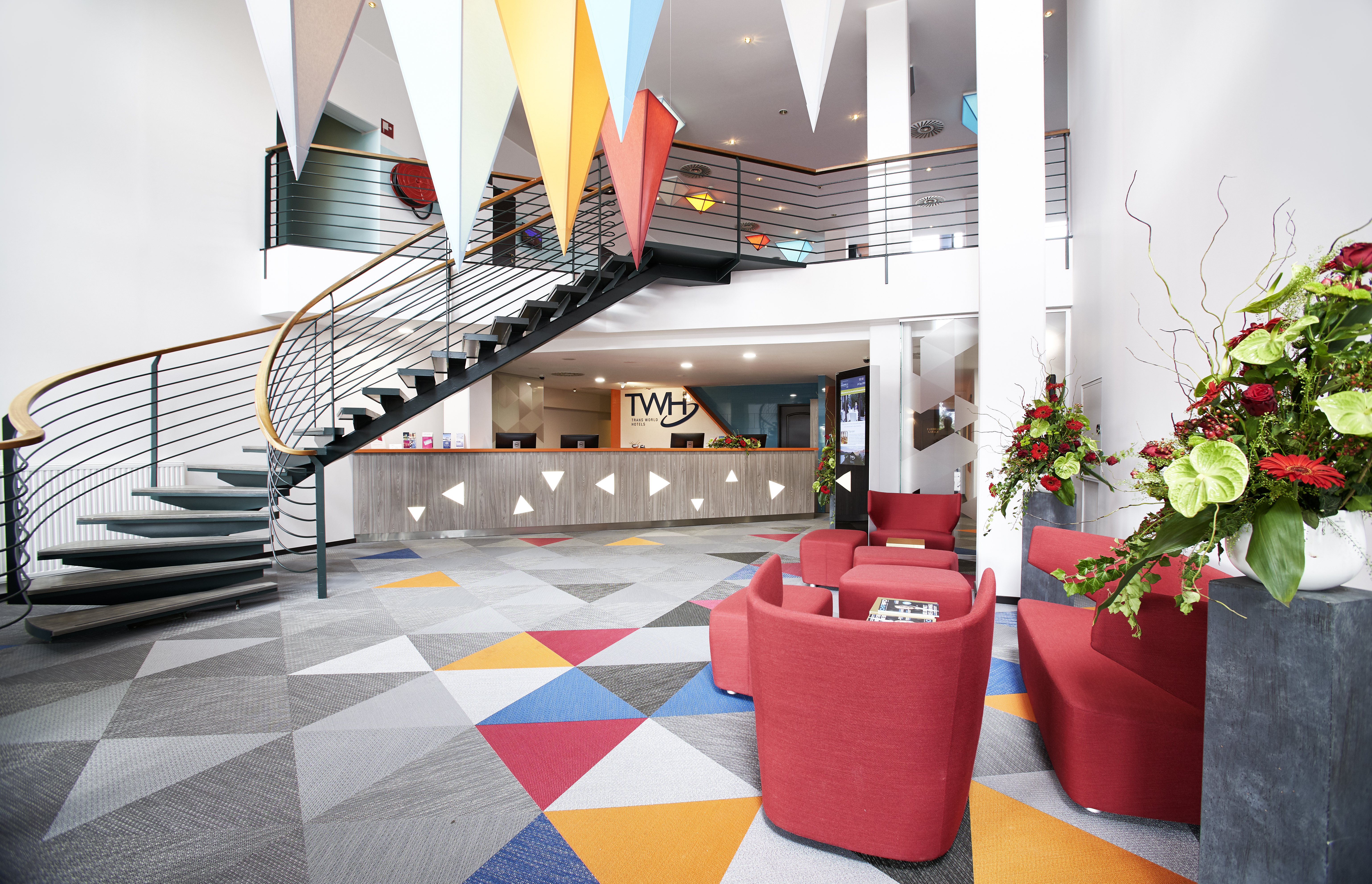 Seminarraum: Lobby im Hotel Donauwelle in Linz. - Hotel Donauwelle Linz