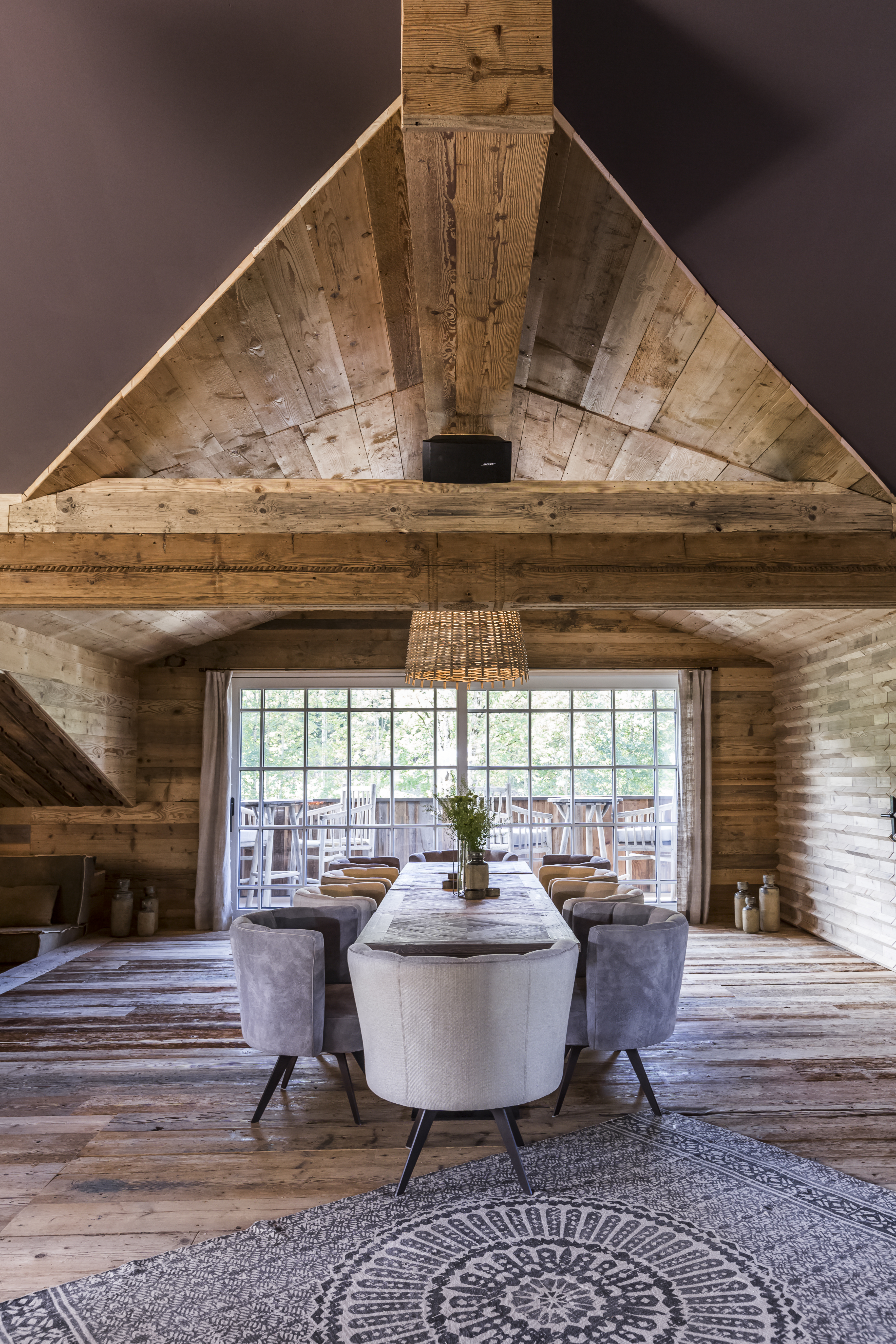 Tagungshotels - Pinzgau - Blocktafel klein im Eventraum "Dachboden" inkl Dachterrasse, Balkon  - Hotel SEPP - Alpin Boutique Hotel - Adults Only