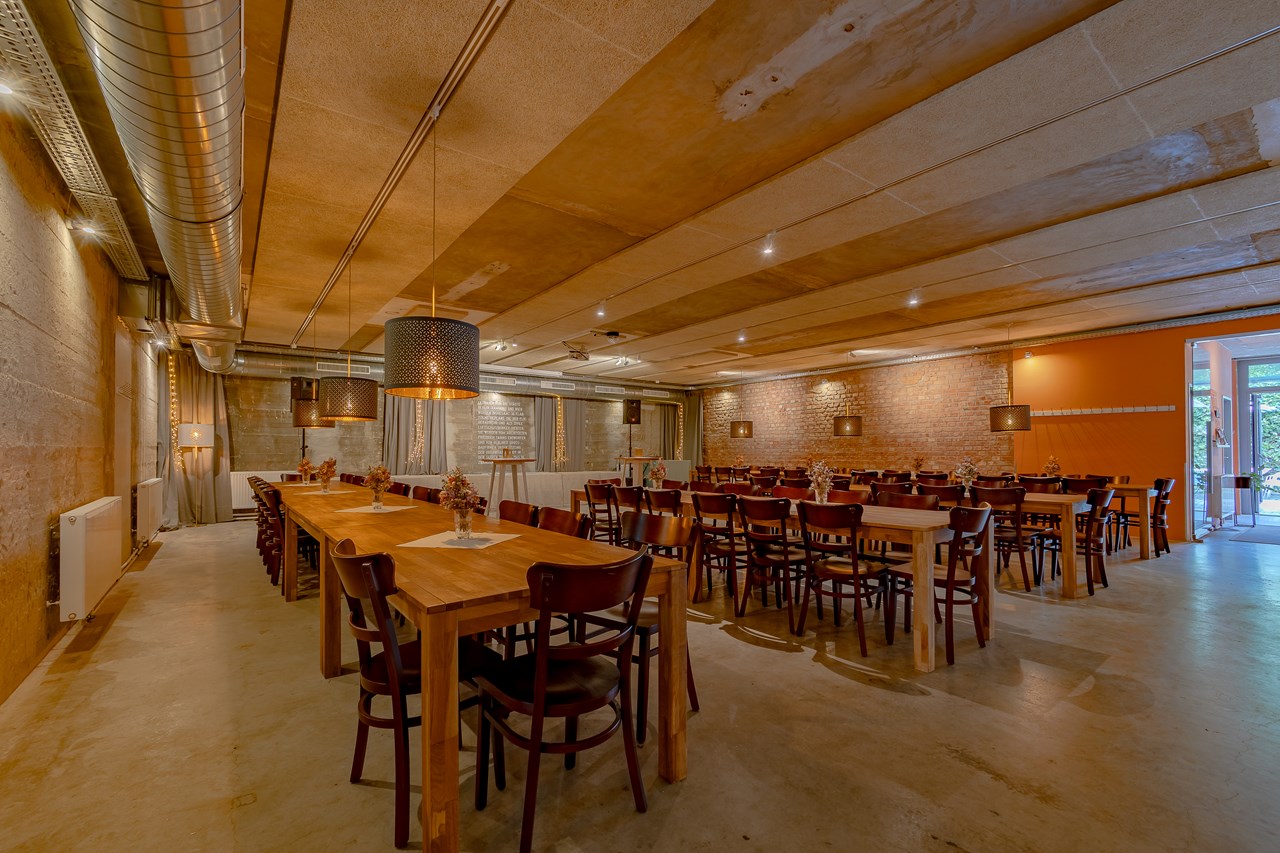 Die Schankwirtschaft im Augarten Räume Bühnenraum