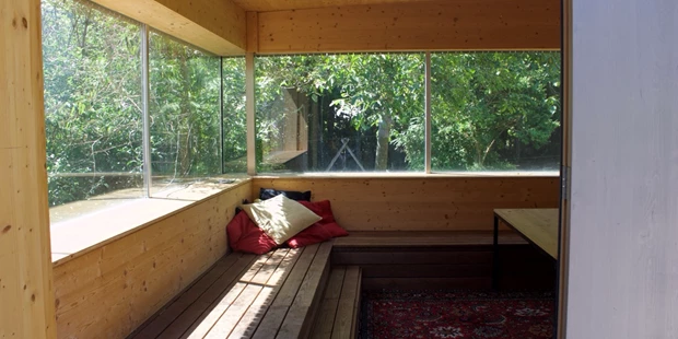Tagungshotels - Mühlviertel - Holzhaus (teiloffen) - AUBERGiNE