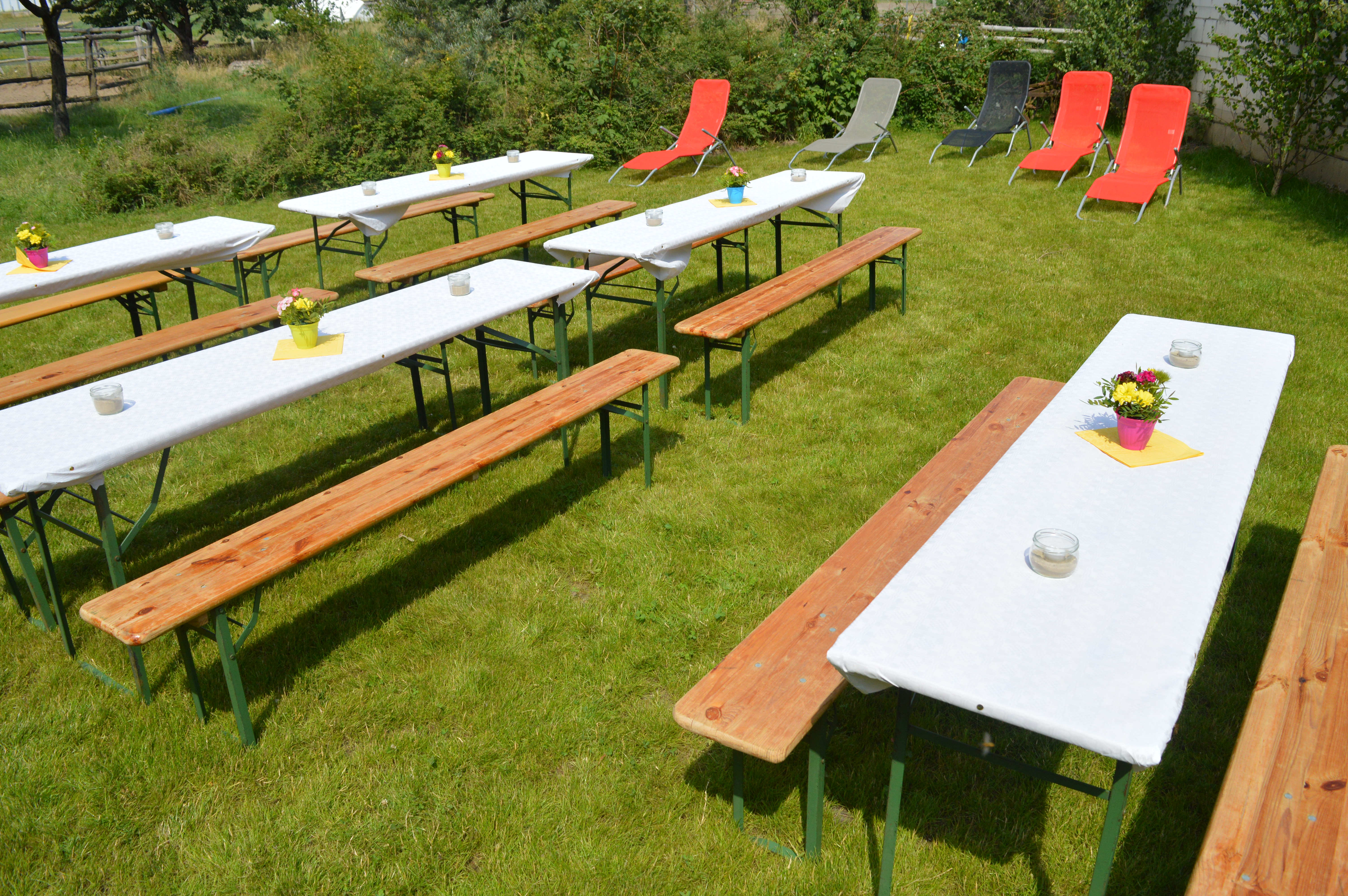 Seminarraum: Möglichkeiten Garten - Seminarbauernhof Groß Briesen 