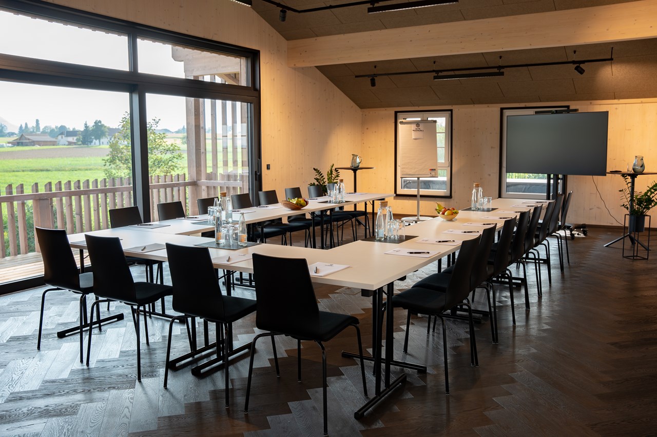 ALTE WAGNEREI Räume Seminarraum "Traunsteinblick"