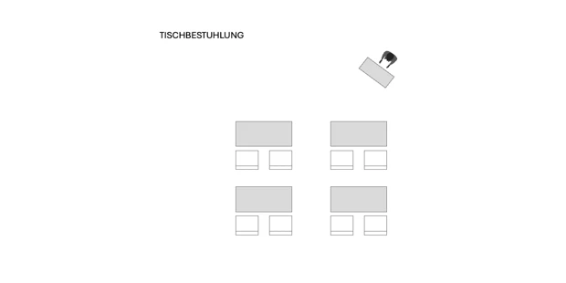 Tagungshotels - PLZ 4655 (Österreich) - Variante Tischbestuhlung - Multifunktionsraum | Zell am Pettenfirst