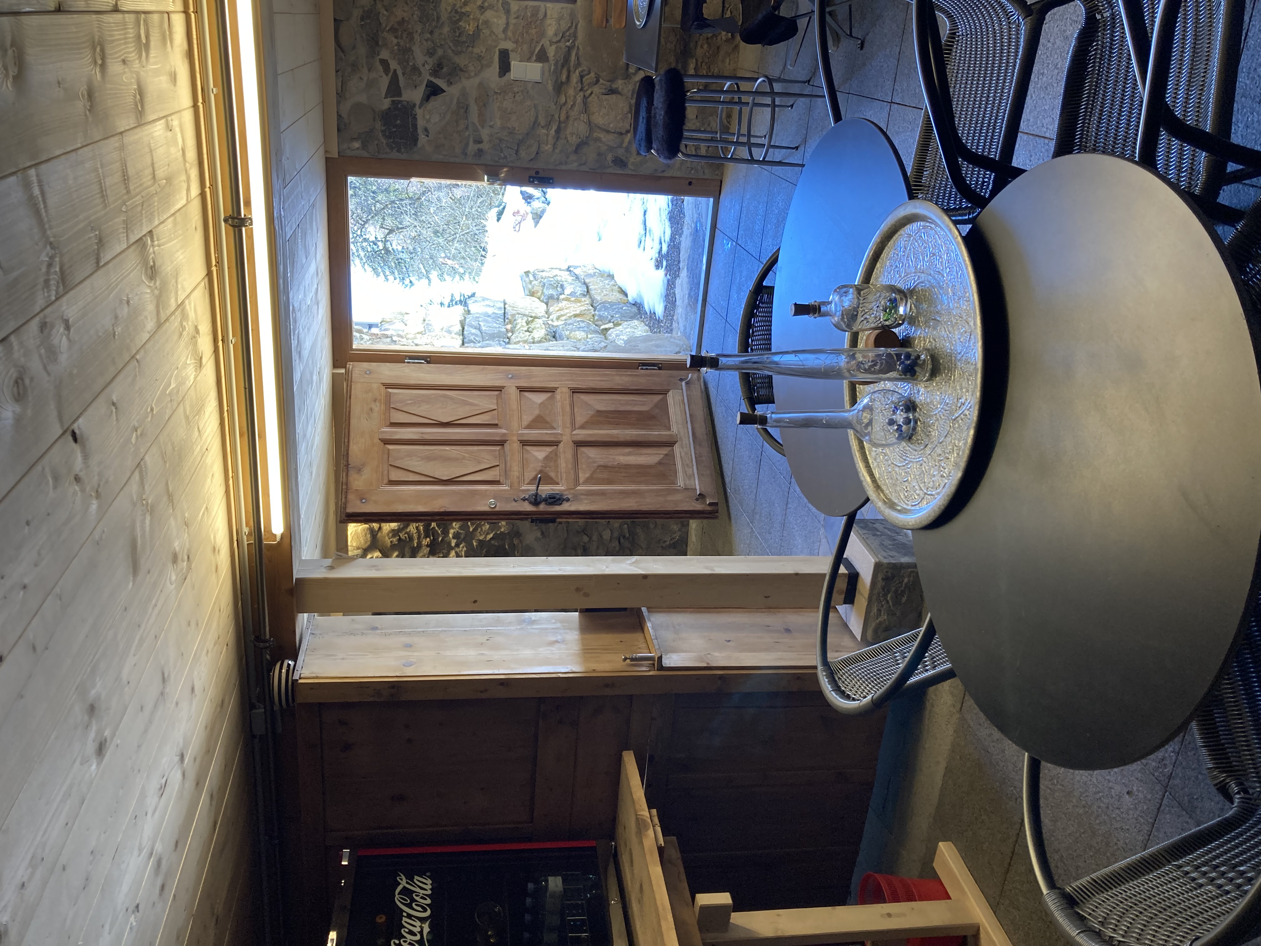 Seminarraum: Blick aus dem Kellerraum - Ruhedomizil Meschach 4