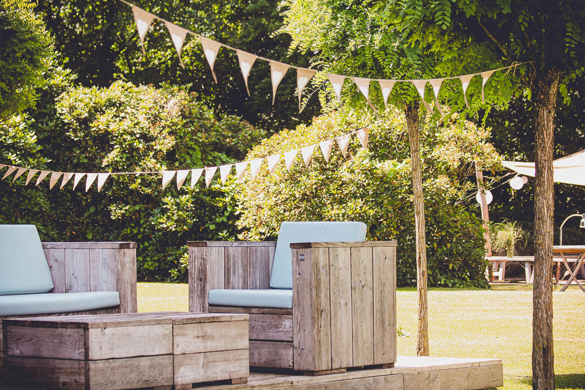 Seminarraum: Sitzecke im Garten - EGGERSHOF