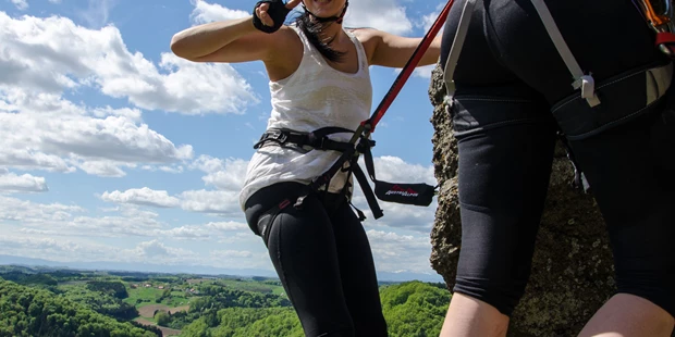 Tagungshotels - Thermenland Steiermark - Klettern direkt am Burgfelsen - Genusshotel Riegersburg