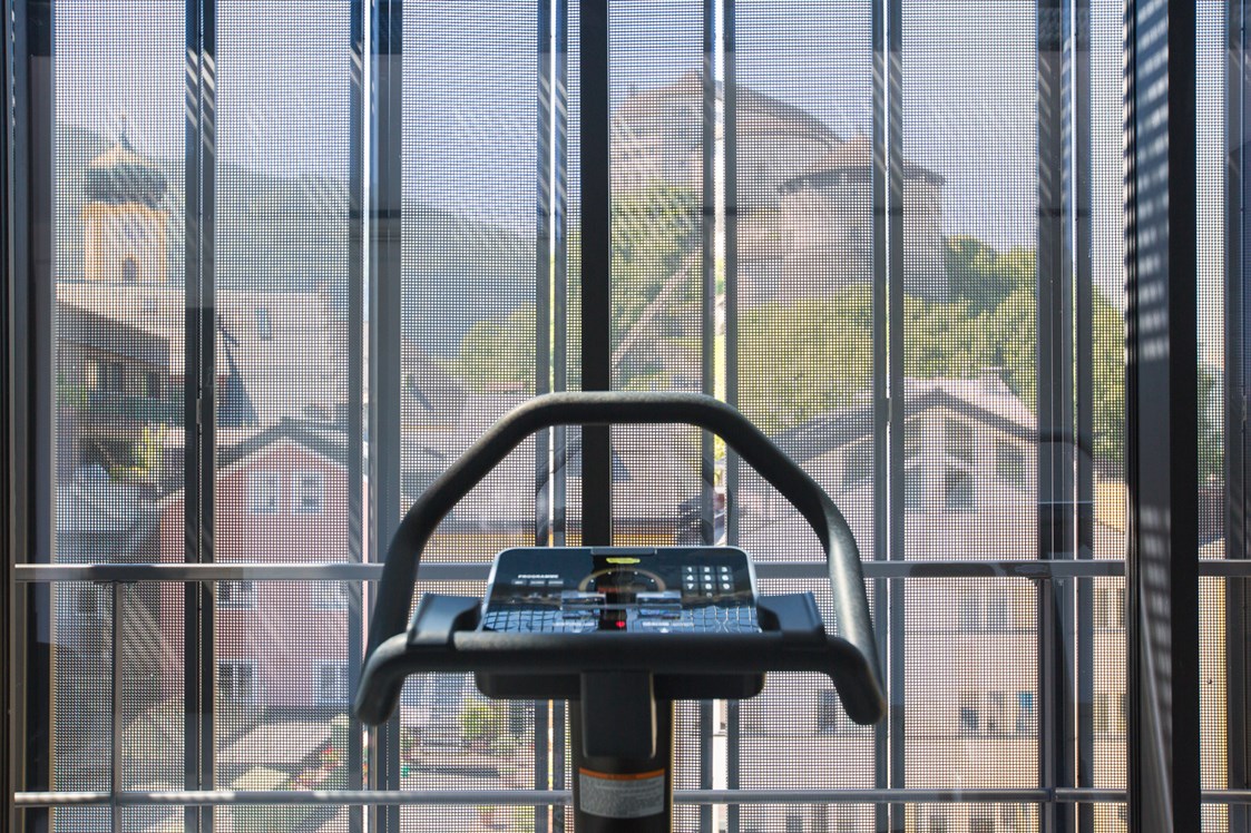 Seminarraum: Fitnessraum mit Blick auf die Festung Kufstein
(3 Kardiogeräte) - arte Hotel Kufstein
